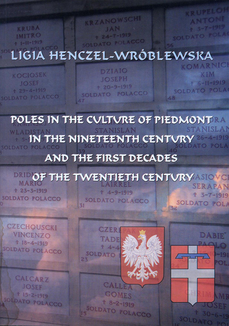 Poles in the culture of Piedmont in the nineteenth century and the first decades of the twentieth century