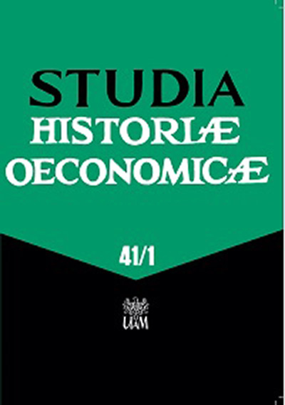 Studia Historiae Oeconomicae (41/1) Studia Historiae Oeconomicae (41/1)